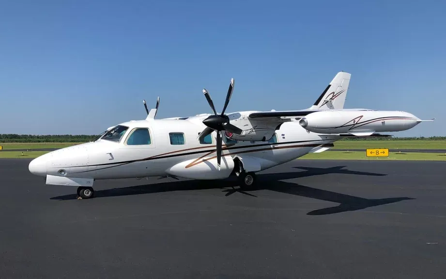 A completed Platinum Series Mitsubishi MU-2